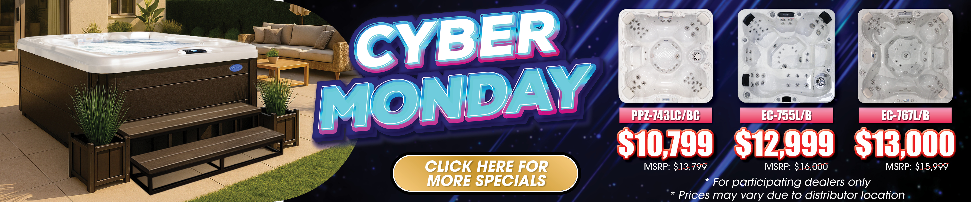 Calspas hot tub being used in a family setting - Remsenburg